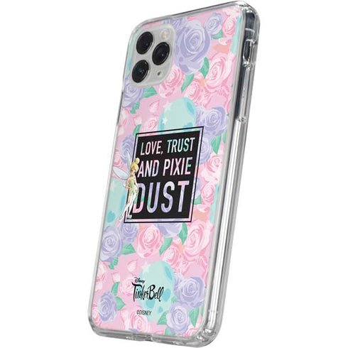 Disney Tinker Bell Love Trust and Pixie Dust iPhone 11 Pro Clear Case