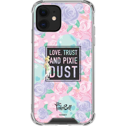 Disney Tinker Bell Love Trust and Pixie Dust iPhone 12 Clear Case