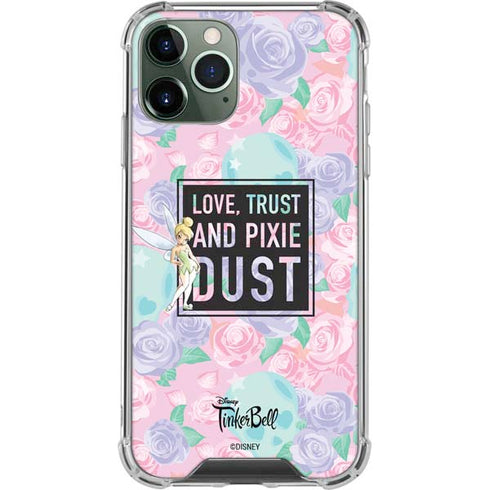 Disney Tinker Bell Love Trust and Pixie Dust iPhone 12 Pro Clear Case