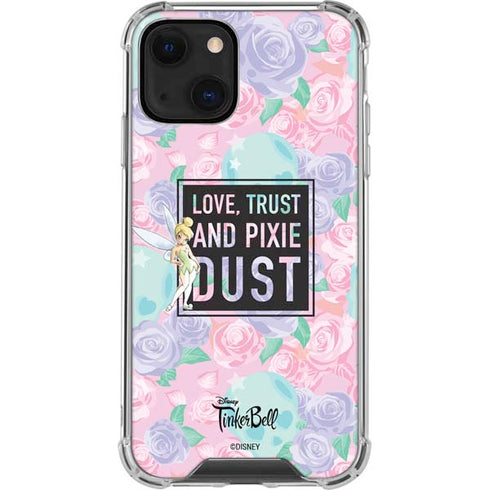 Disney Tinker Bell Love Trust and Pixie Dust iPhone 13 Mini Clear Case