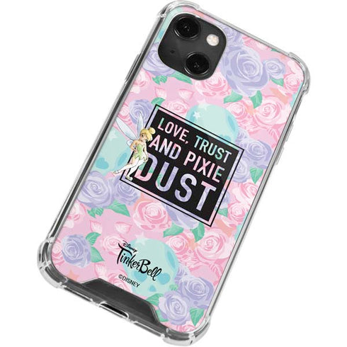 Disney Tinker Bell Love Trust and Pixie Dust iPhone 13 Mini Clear Case