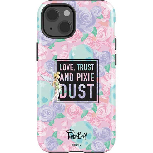 Disney Tinker Bell Love Trust and Pixie Dust iPhone 15 Impact Case