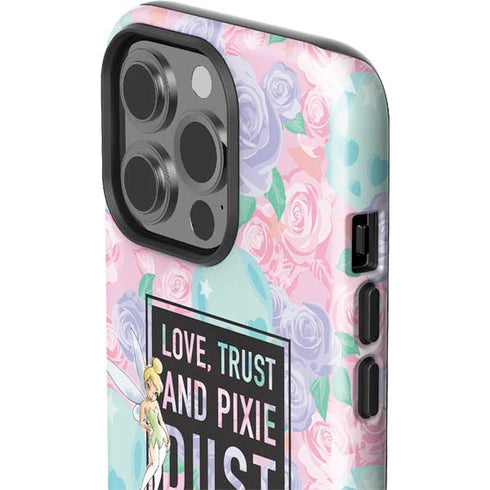 Disney Tinker Bell Love Trust and Pixie Dust iPhone 14 Pro Impact Case