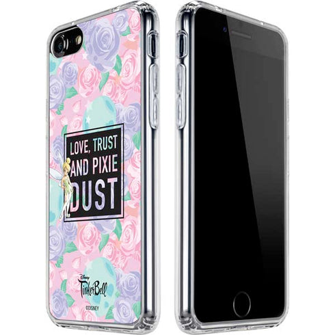 Disney Tinker Bell Love Trust and Pixie Dust iPhone SE (2nd & 3rd Gen) Clear Case