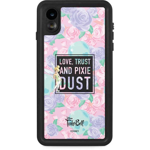 Disney Tinker Bell Love Trust and Pixie Dust iPhone XR Waterproof Case