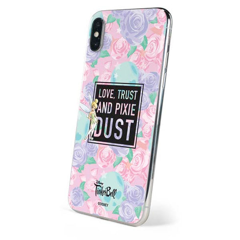 Disney Tinker Bell Love Trust and Pixie Dust iPhone XS Skin