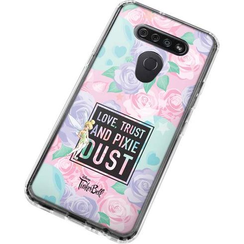 Disney Tinker Bell Love Trust and Pixie Dust LG K51/Q51 Clear Case