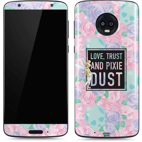 Disney Tinker Bell Love Trust and Pixie Dust Moto G6 Skin