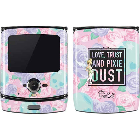Disney Tinker Bell Love Trust and Pixie Dust Motorola RAZR Skin