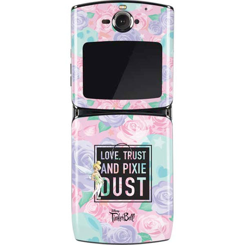 Disney Tinker Bell Love Trust and Pixie Dust Motorola RAZR Skin