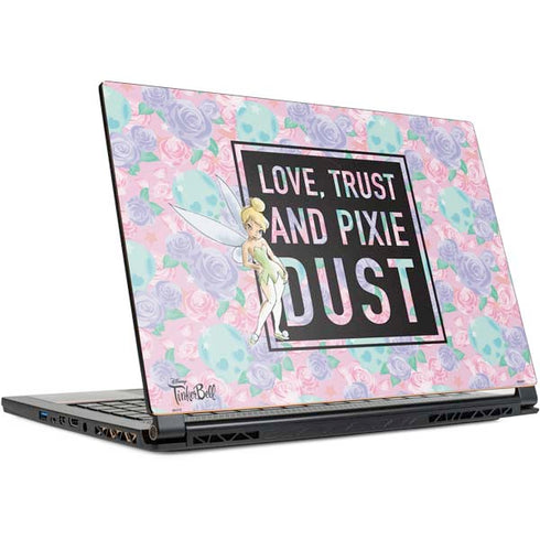 Disney Tinker Bell Love Trust and Pixie Dust MSI GS65 Stealth Laptop Skin