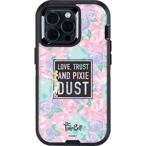 Disney Tinker Bell Love Trust and Pixie Dust Otterbox Defender iPhone Skin