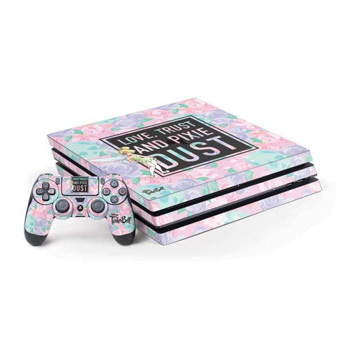 Disney Tinker Bell Love Trust and Pixie Dust PS4 Pro Bundle Skin