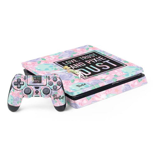 Disney Tinker Bell Love Trust and Pixie Dust PS4 Slim Bundle Skin