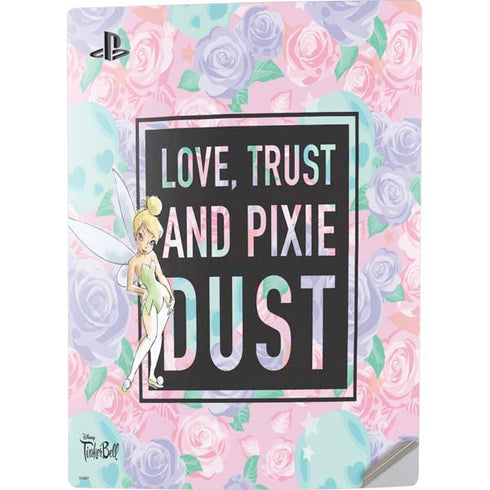 Disney Tinker Bell Love Trust and Pixie Dust PS5 Digital Edition Console Skin