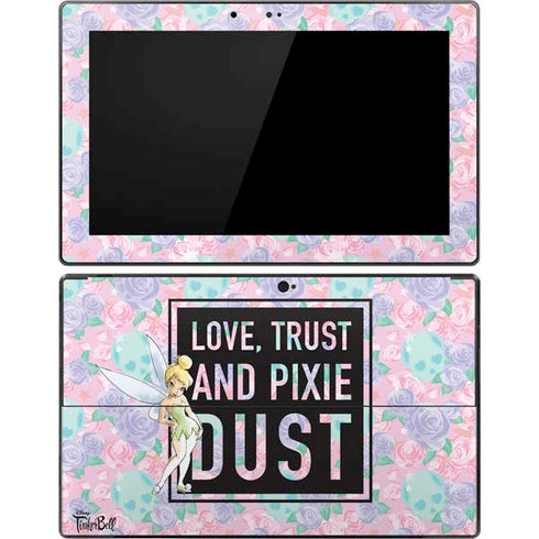 Disney Tinker Bell Love Trust and Pixie Dust Surface Pro Tablet Skin