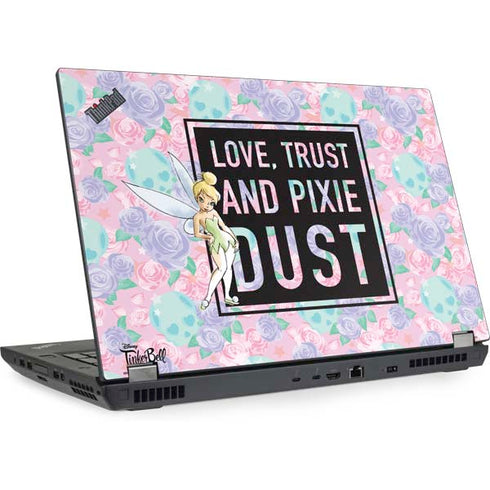 Disney Tinker Bell Love Trust and Pixie Dust Lenovo ThinkPad Skin