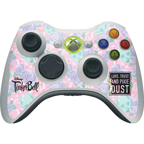 Disney Tinker Bell Love Trust and Pixie Dust Xbox 360 Wireless Controller Skin