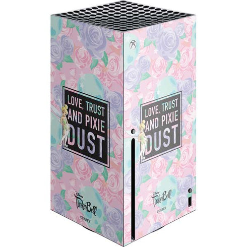 Disney Tinker Bell Love Trust and Pixie Dust Xbox Series X Console Skin