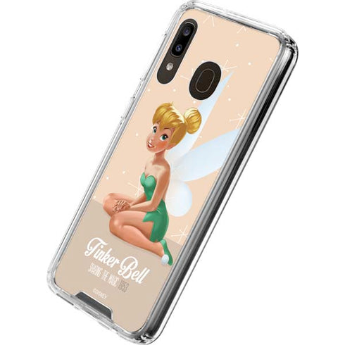 Disney Tinker Bell Sharing the Magic Art Galaxy A30 Clear Case