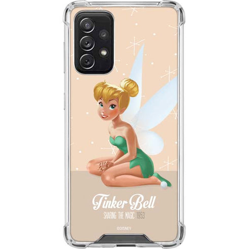 Disney Tinker Bell Sharing the Magic Art Galaxy A72 5G Clear Case