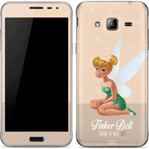 Disney Tinker Bell Sharing the Magic Art Galaxy J3 Skin