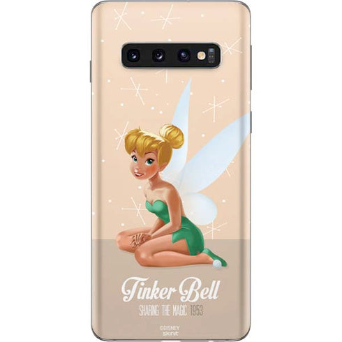Disney Tinker Bell Sharing the Magic Art Galaxy S10 Skin