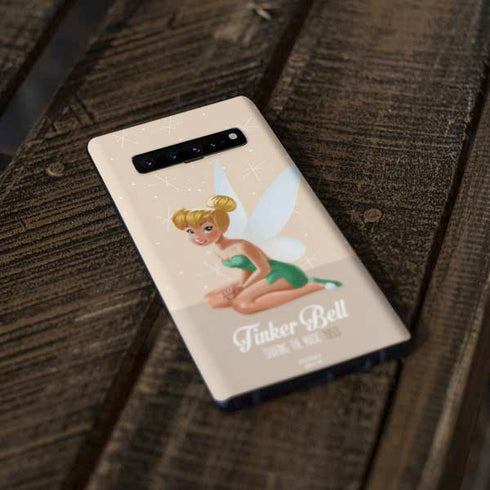Disney Tinker Bell Sharing the Magic Art Galaxy S10 Skin