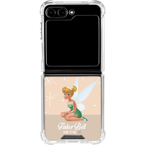Disney Tinker Bell Sharing the Magic Art Galaxy Z Flip5 5G Clear Case