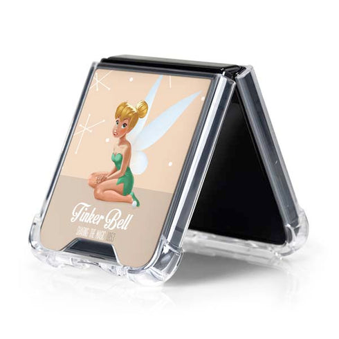 Disney Tinker Bell Sharing the Magic Art Galaxy Z Flip5 5G Clear Case