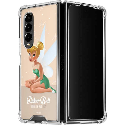 Disney Tinker Bell Sharing the Magic Art Galaxy Z Fold4 5G Clear Case