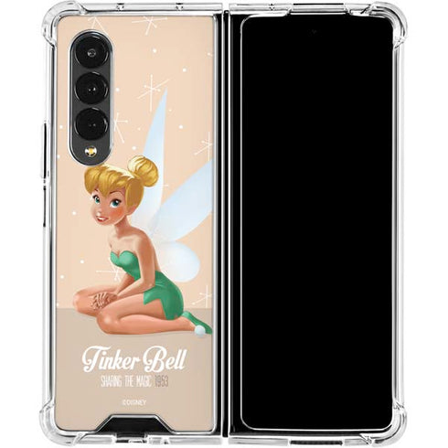Disney Tinker Bell Sharing the Magic Art Galaxy Z Fold4 5G Clear Case