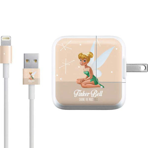 Disney Tinker Bell Sharing the Magic Art iPad Charger (10W USB) Skin