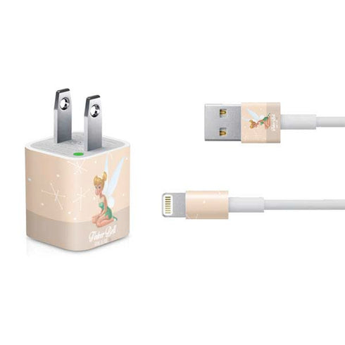 Disney Tinker Bell Sharing the Magic Art iPhone Charger (5W USB) Skin