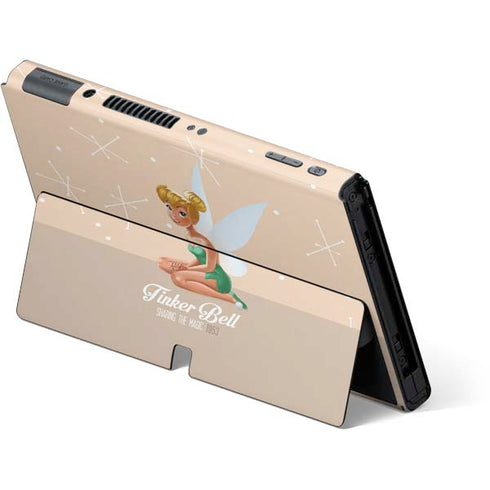 Disney Tinker Bell Sharing the Magic Art Nintendo Switch OLED (2021) Skin