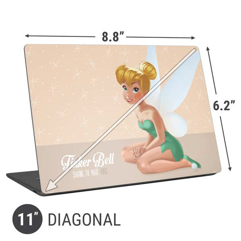 Disney Tinker Bell Sharing the Magic Art Universal Laptop 11in (8.8 x 6.2in) Skin