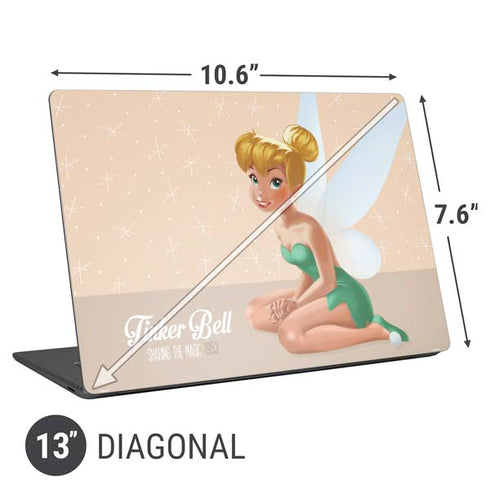 Disney Tinker Bell Sharing the Magic Art Universal Laptop 13in (10.6 x 7.6in) Skin