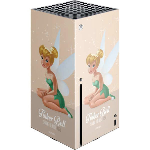 Disney Tinker Bell Sharing the Magic Art Xbox Series X Console Skin