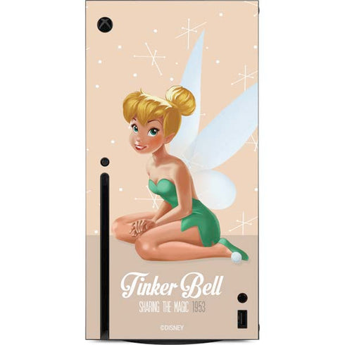 Disney Tinker Bell Sharing the Magic Art Xbox Series X Console Skin