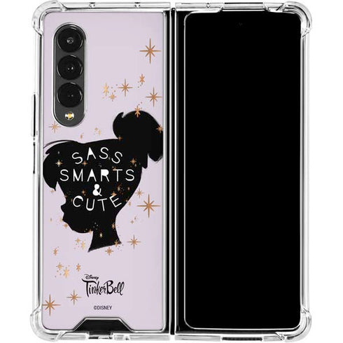 Disney Tinker Bell Sass Smarts and Cute Galaxy Z Fold4 5G Clear Case