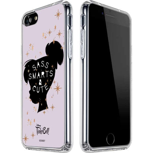 Disney Tinker Bell Sass Smarts and Cute iPhone SE (2nd & 3rd Gen) Clear Case
