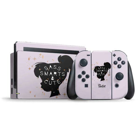 Disney Tinker Bell Sass Smarts and Cute Nintendo Switch Bundle Skin