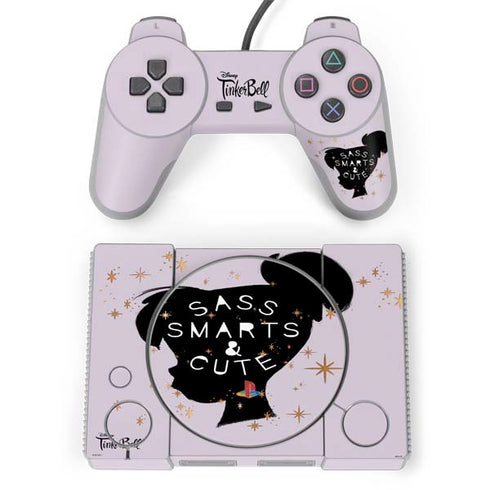 Disney Tinker Bell Sass Smarts and Cute PlayStation Classic Bundle Skin