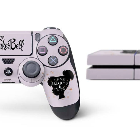 Disney Tinker Bell Sass Smarts and Cute PS4 Console and Controller Bundle Skin