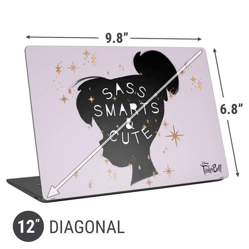 Disney Tinker Bell Sass Smarts and Cute Universal Laptop 12in (9.8 x 6.8in) Skin