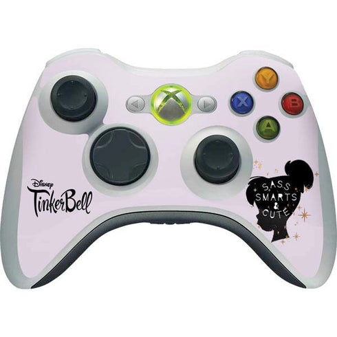 Disney Tinker Bell Sass Smarts and Cute Xbox 360 Wireless Controller Skin