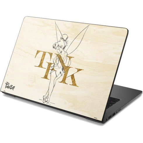 Disney Tinker Bell Tink Magic Pencil Art Dell Chromebook Skin