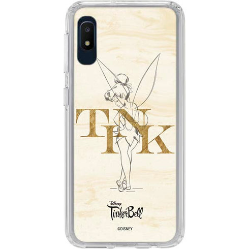 Disney Tinker Bell Tink Magic Pencil Art Galaxy A10e Clear Case
