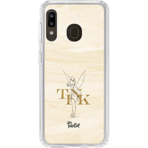 Disney Tinker Bell Tink Magic Pencil Art Galaxy A20 Clear Case
