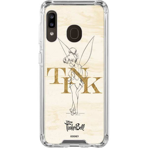 Disney Tinker Bell Tink Magic Pencil Art Galaxy A30 Clear Case